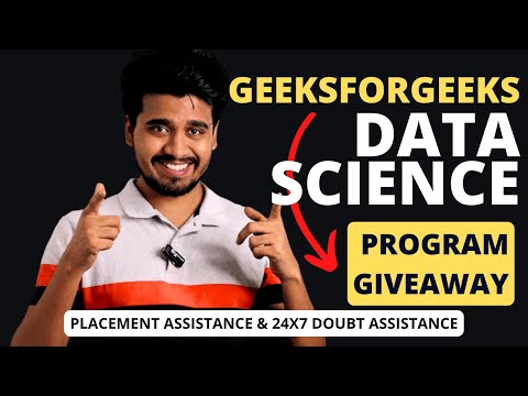 @GeeksforGeeksVideos Data Science Program for Free | Data Science Course Giveaway with Placement