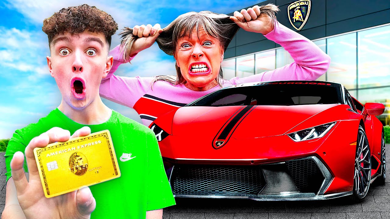 I Bought $200,000 LAMBORGHINI with Mom's Credit Card - Prank - YouTube