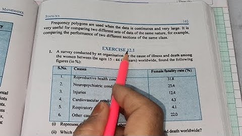 Statistics Chapter -12  Ex-12.1 || Class -9th Maths