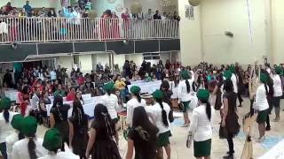 Coreografia com pandeiro Exercito de Miriam e grupo Gerd