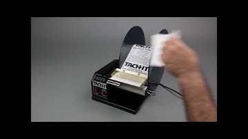 Tach-It YSH-414D Digital Cycle Counter Semi Automatic Label Dispenser Applicator Machine