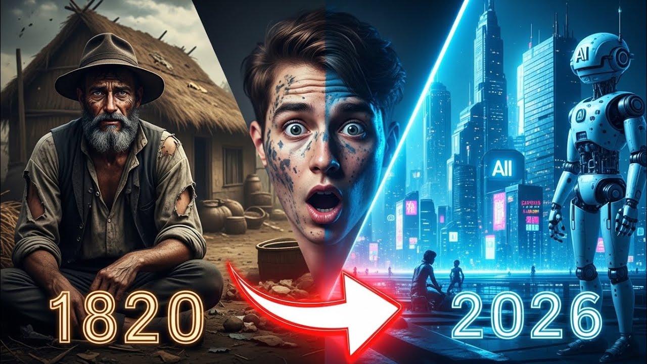 200 Years of Human Evolution (1820–2026) | From Survival to AI Era 🤖 ...