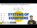 Master Difficult Systems of Equations for the ASVAB Math Test 📚