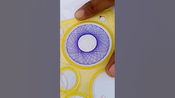 How many rotations did the pen make in total? ?? #spirograph #shorts #2024 #raniart #viralvideo