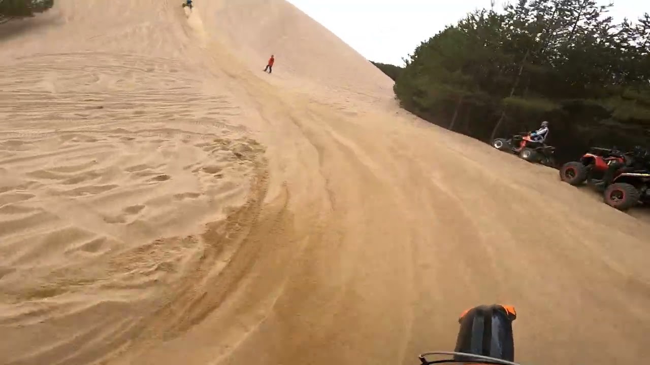 Ktm exc 250 2t power daje radę na tych górkach