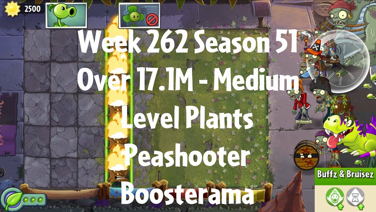 (Over 17.1M Peashooter Boosterama) PvZ2 Arena Week 262 S51, Medium