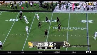UCF RIDICULOUS FOURTH DOWN CONVERSION VS BAYLOR