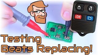 Testing a Car Remote (Good Battery but Key Fob Still Not Working) • Cars Simplified