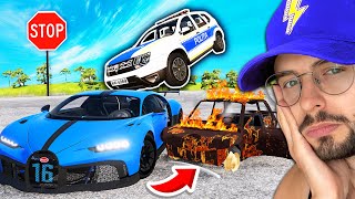 FUGIM DE POLITIE dar masinile devin MAI SLABE pe BeamNG.drive MODAT