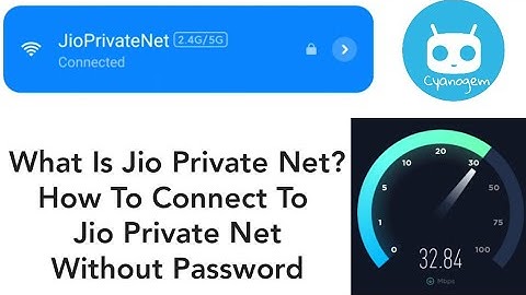 How To Connect Jio Private Net Without Password (4K Video)