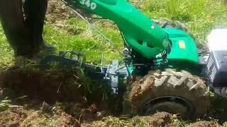 Motocultor Ferrari 340 Power Safe Con Arado Monosurco