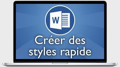 Tutoriel Word 2013 - Créer un style rapide de paragraphe