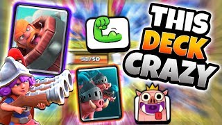 THIS WEIRD DECK IS INCREDIBLE! WIN GAMES WITH EASE! | Clash Royale | DOMINANT REFRESHING DECK