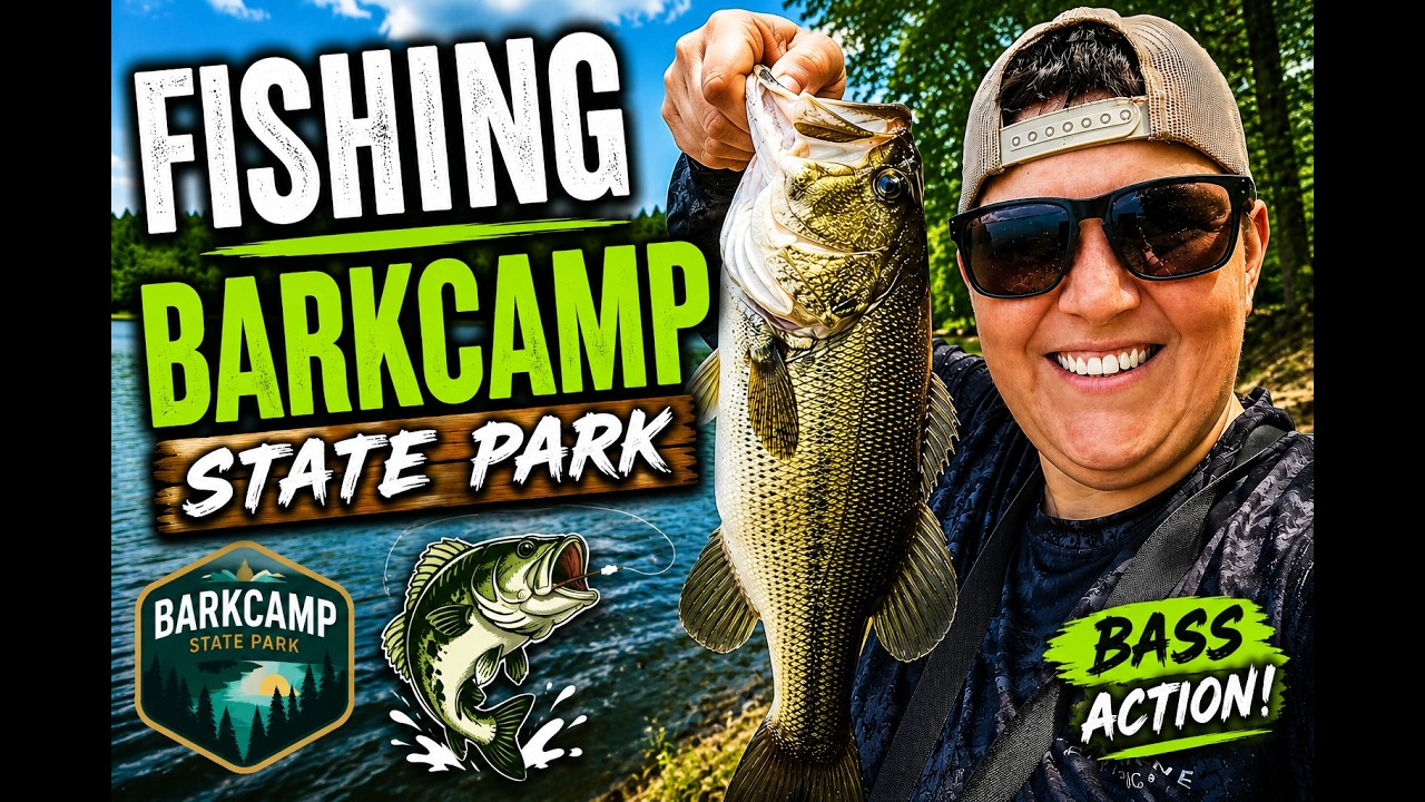 Fishing Barkcamp State Park | Bass Action & Beautiful Views! 🎣