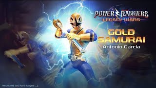 Antonio Garcia Gold Samurai Ranger gameplay in Power Rangers Legacy Wars screenshot 5