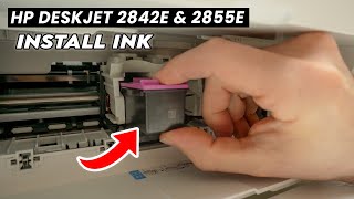 HP DeskJet 2842e & 2855e : How to Load The Ink Cartridges
