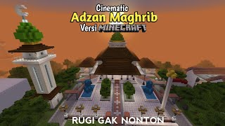 Cinematic adzan versi minecraft | Adzan merdu