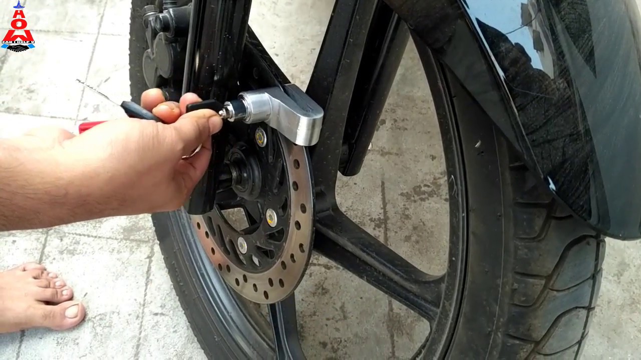 Disk brake lock :Unboxing and Review 