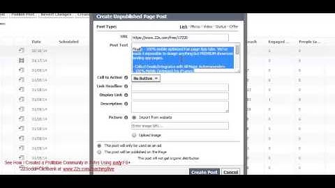 New FB Power Editor Dark Post Options