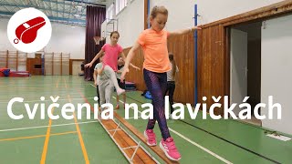 11 cvičení na lavičkách na skočnosť, rovnováhu a zábavu