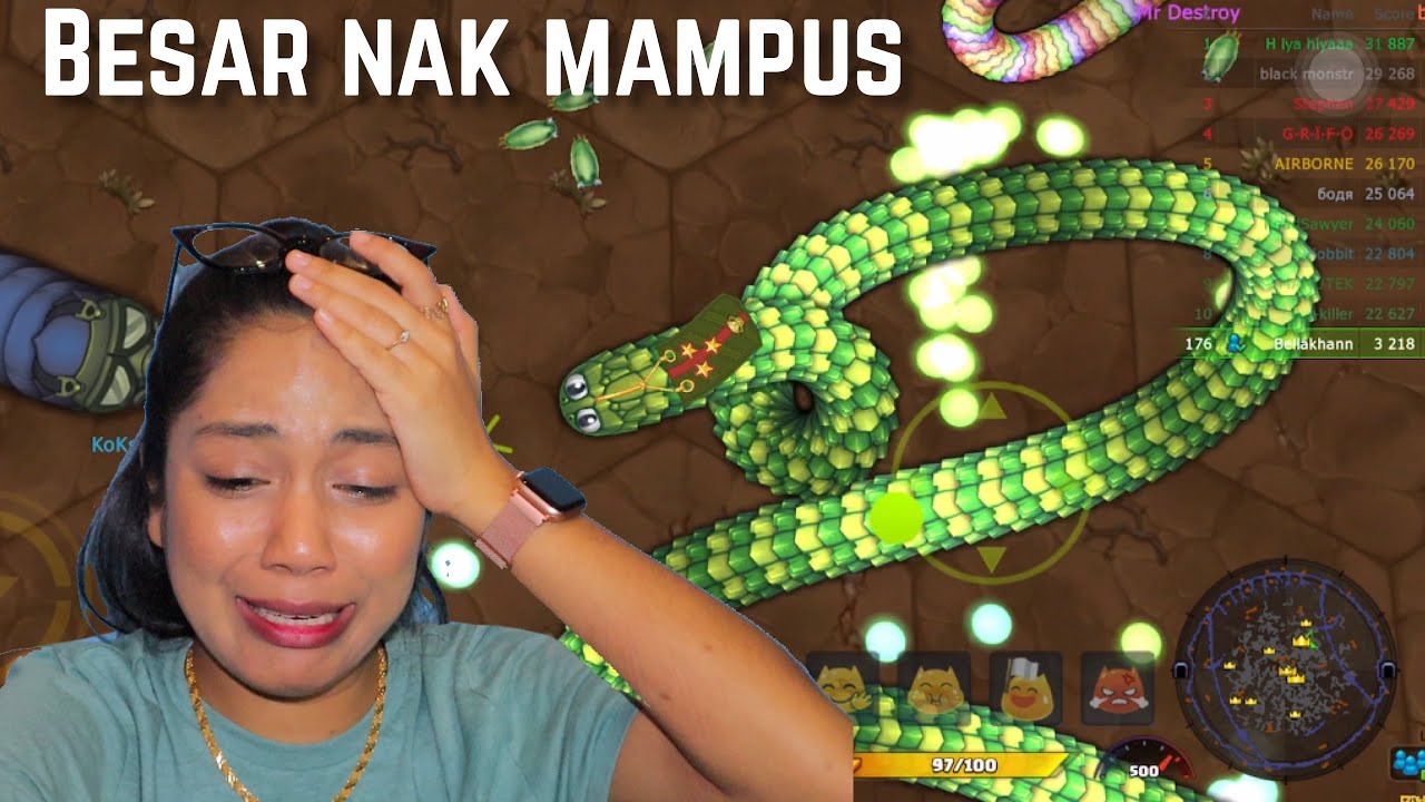 Aku juara no 1 dunia dalam game ni weh 😭 OMG ! | LITTLE BIG SNAKE