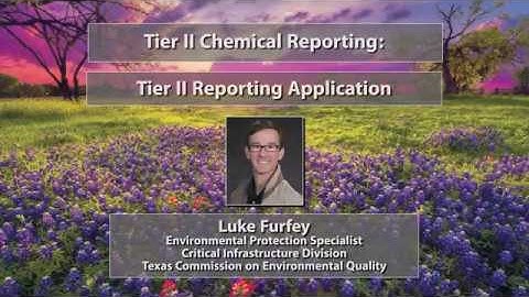 4 - Tier II Chemical Reporting: Tier 2 Reporting Application