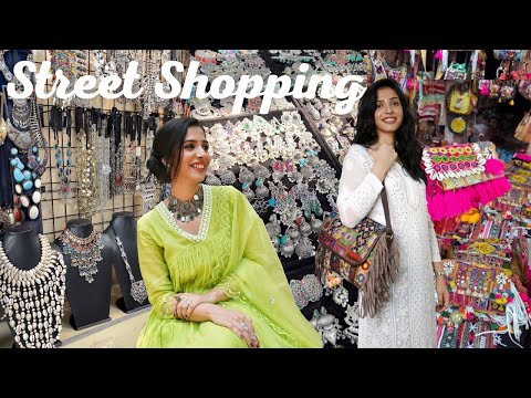 Janpath Shopping Haul for Silver Jewellery, Boho Bags, Kurtas...