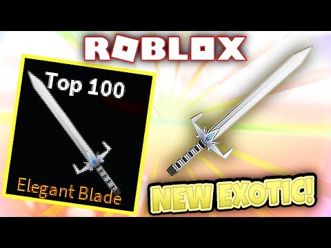 New Rarest Exotic Knife The Elegant Blade Roblox Assassin Youtube - picture of roblox assassin elegant blade