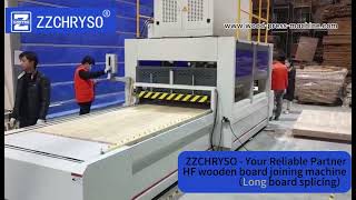 HF Press High Frequency Wood Board Joining Machine Woodworking Machinery Long & Short Board Slicing