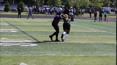 Grosse Pointe North 2020 WR Dynale Washington highlight from SMSB 7on7 Showcase