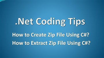 How to Create Zip File Using C#?| How to Extract Zip File Using C#?| How to Compress a Folder in C#