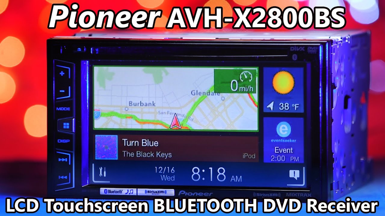 Pioneer AVH-X2800BS - Demo & Review 2016 - YouTube