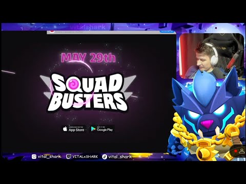 Видео: 😱РЕАКЦИЯ VITAL SHARK НА РЕЛИЗ SQUAD BUSTERS!!!