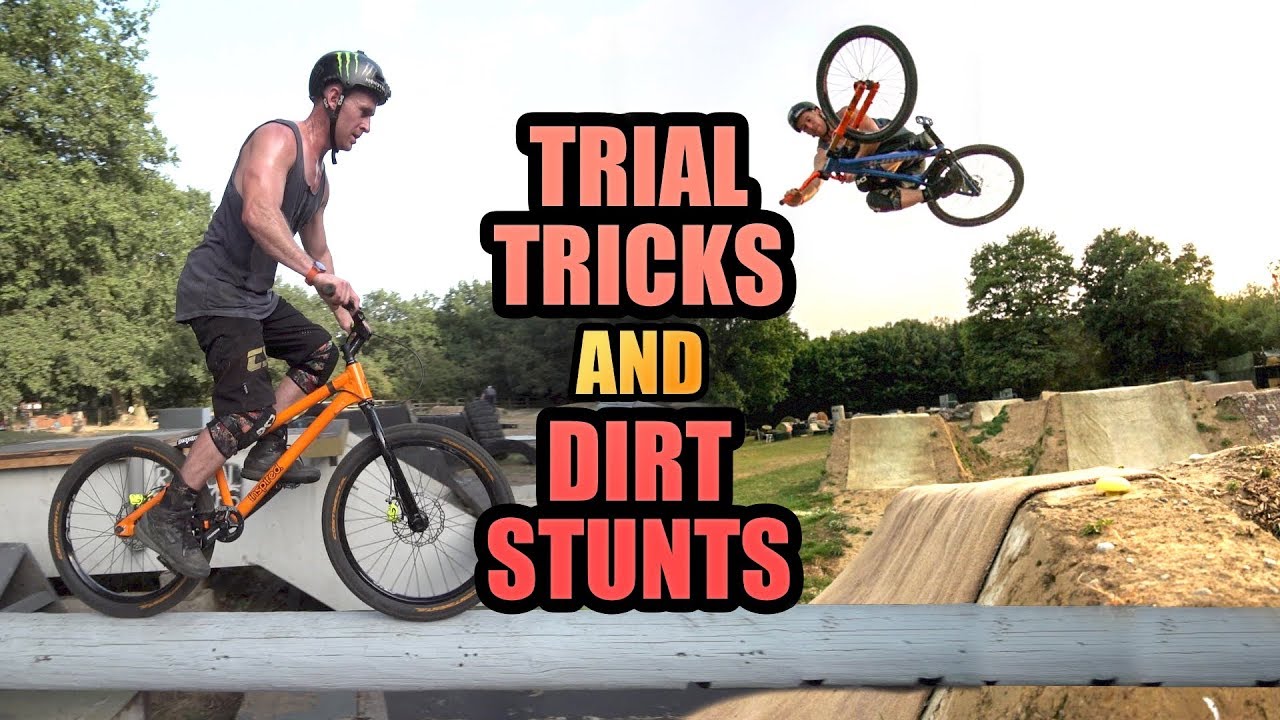 TRIAL BIKE TRICKS AND DIRT JUMP STUNTS - YouTube