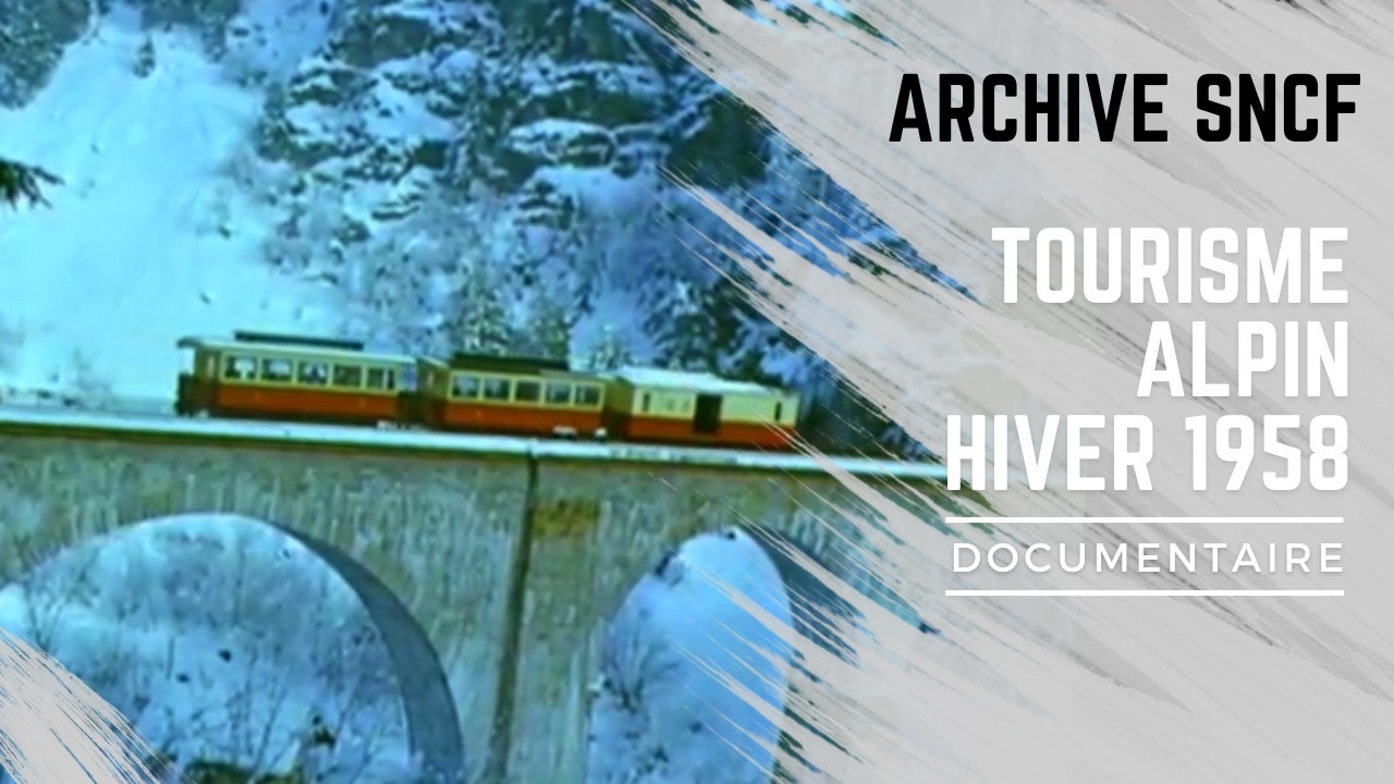 Petit train touristique de Chamonix 1958 - Tourisme Alpin