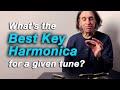 What's the best key harmonica for a given tune?