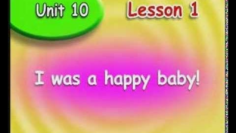 Welcome 2, Unit 10, lesson 1