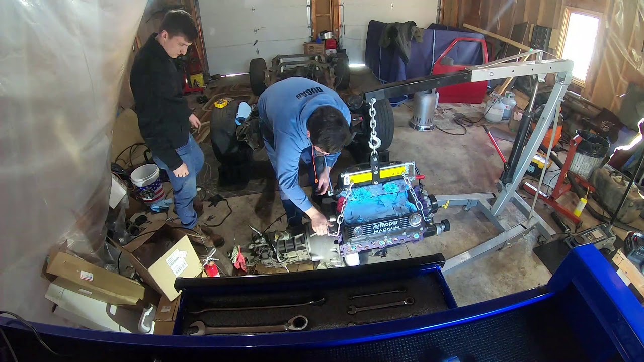 Engine Removal Dodge Dakota Project - YouTube