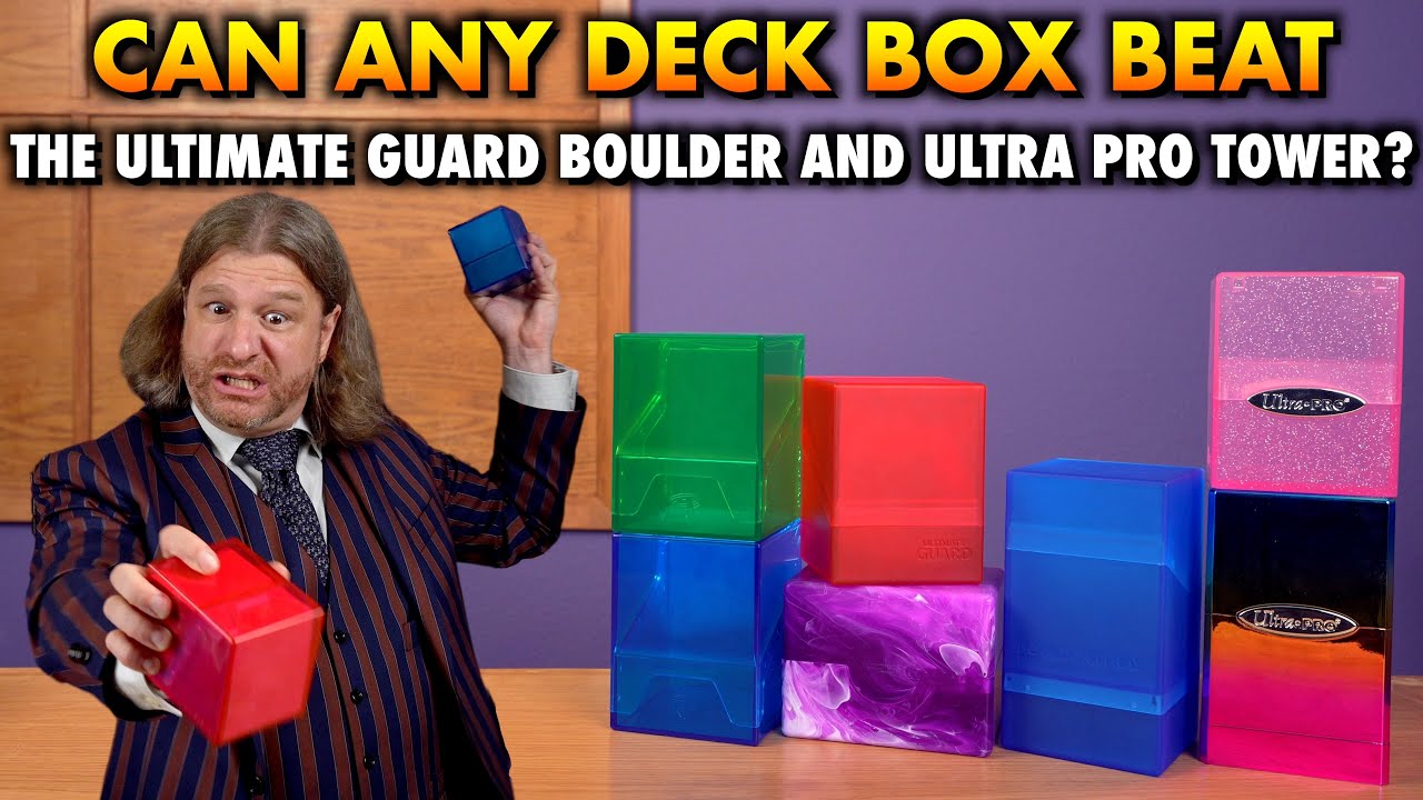 Can Any Deck Box Beat The Ultimate Guard Boulder and Ultra Pro Tower?, Magic The Gathering