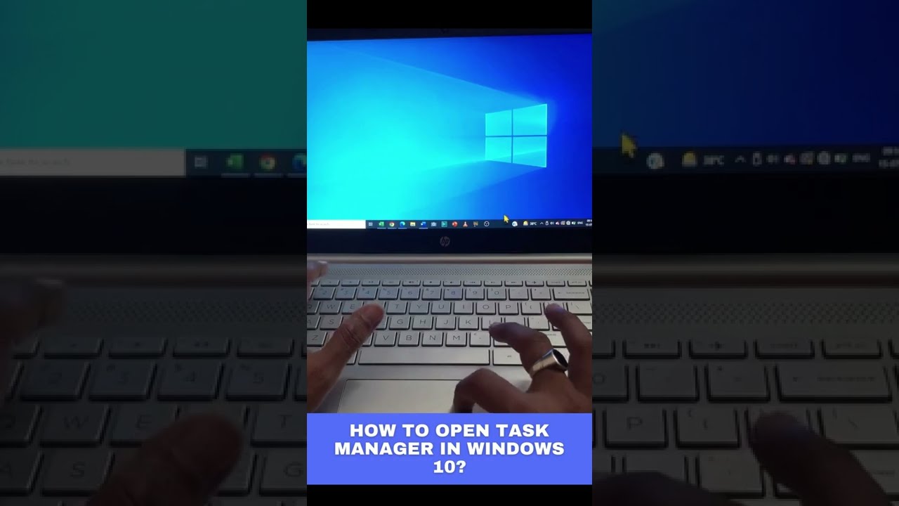 How To Open Task Manager In Windows 10 