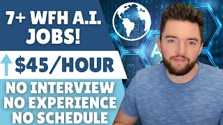 7 Work From Home A.I. (Artificial Intelligence) Jobs NO INTERVIEW Worldwide No Experience