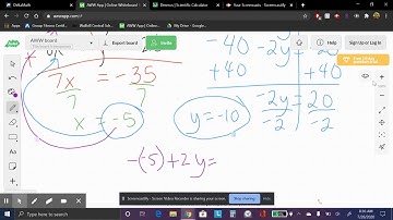 DeltaMath Algebra 1: Elimination (Level 1)