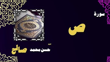 القران الكريم بصوت الشيخ حسن محمد صالح | سورة ص