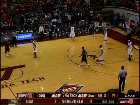 Mar. 18 - Duquesne v. Virginia Tech - 1 of 3 - Las...