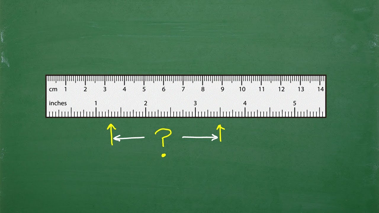 ⁣RULER / Measurement Problem - what’s the distance between the 2 points?