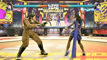 Sergei Dragunov vs Zafina (Hardest AI) - Tekken 7 Arcade Mode