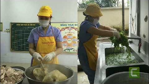 Hướng dẫn phụ huynh trò chuyện với trẻ về công việc của cô cấp dưỡng.