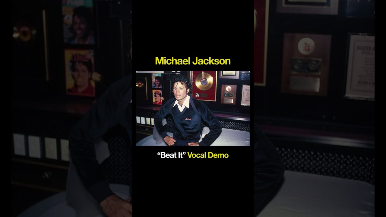 Watch Michael Jackson SINGING the parts to “Beat It” on the demo! #music #song #recording #80smusic on YouTube Watch Michael Jackson SINGING the parts to “Beat It” on the demo! #music #song #recording #80smusic on YouTube
