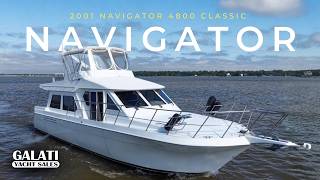2001 Navigator 4800 Classic "Maggie B" For Sale | Flybridge Motor Yacht