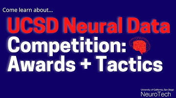 Neural Data Competition: Awards + Tactics
